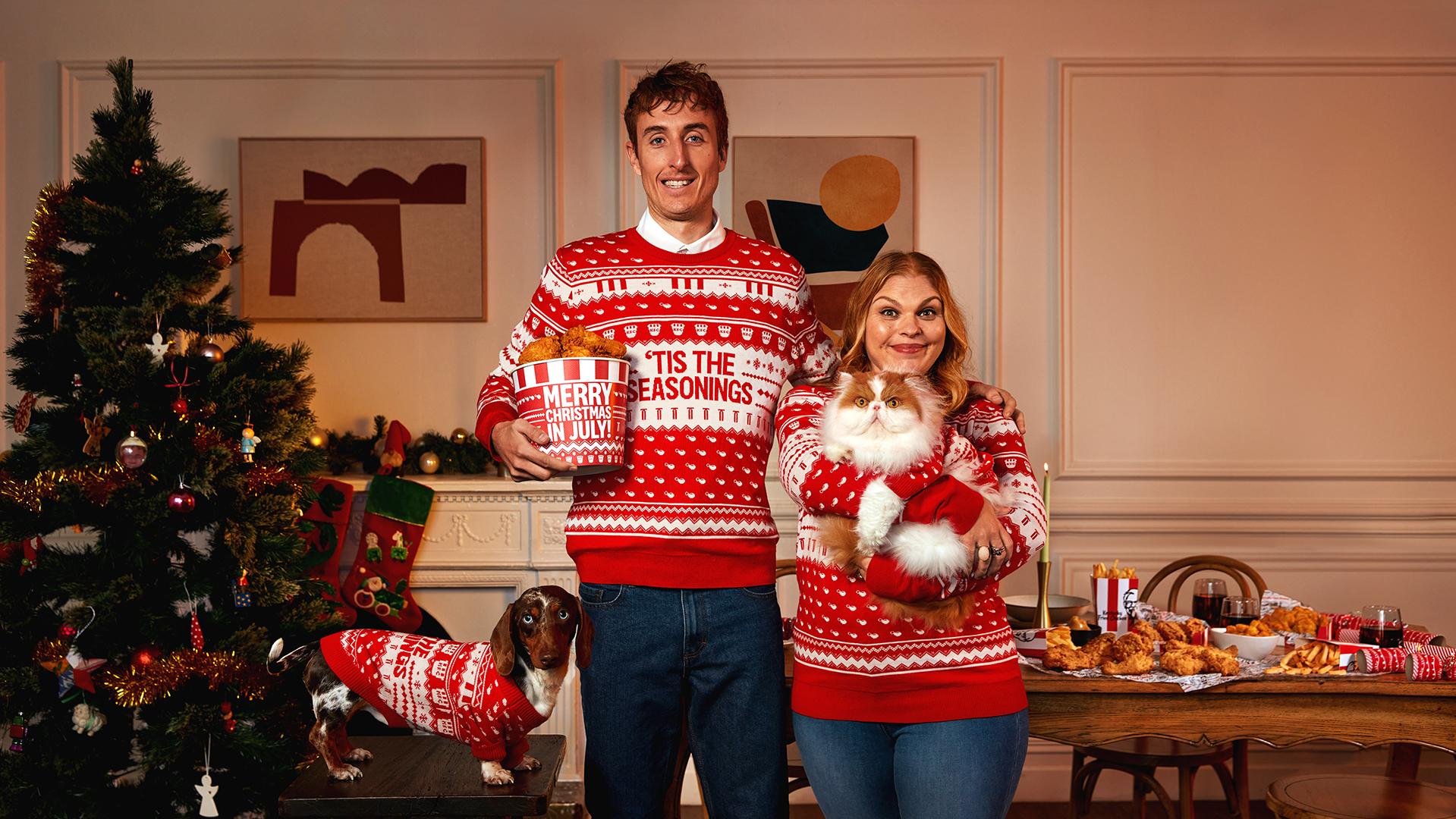 Celebrate Christmas In July With KFC Sweaters!