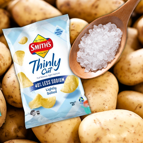 BRB Munching On A Raw Potato, 40% Less Sodium On Smith's Chips Has Us Asking "What's The Point?!"