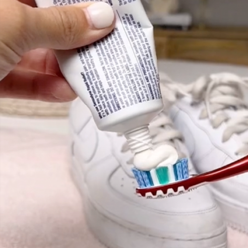 The Secret To Crispy White Shoes!