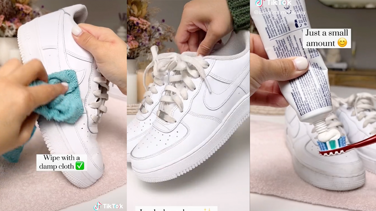 The Secret To Crispy White Shoes!