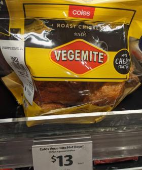 SPOTTED: Coles Rolls Out Limited Edition Vegemite-Slapped Roast Chook