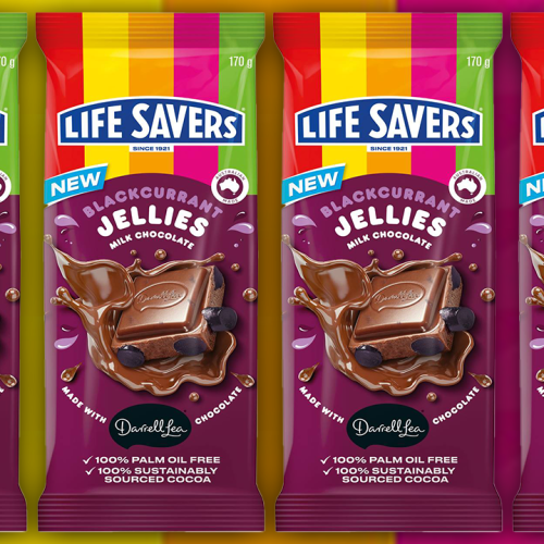 Darrell Lea & Life Savers Have Released A Blackcurrant Jellies Block!