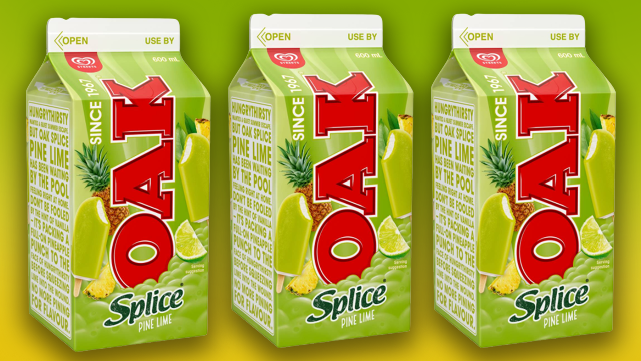Oak's Has Released A Splice Pine Lime Flavoured Milk!
