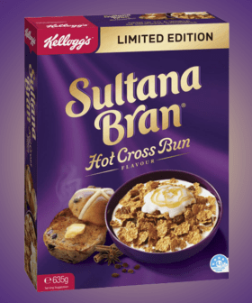 Sultana Bran Has Launched Limited Edition Hot Cross Bun Flavoured Cereal!