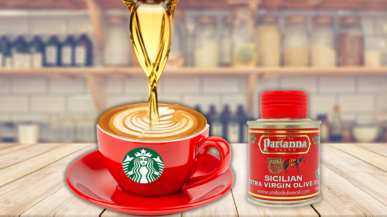 Starbucks Is Now Adding Olive Oil To Their Coffees!