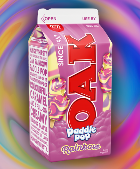 Say Hello to The Rainbow with OAK's Rainbow Paddle Pop Flavour!