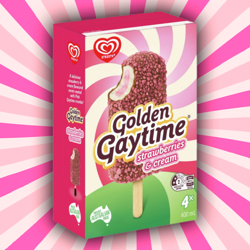 Streets Launch Strawberries & Cream Golden Gaytimes!