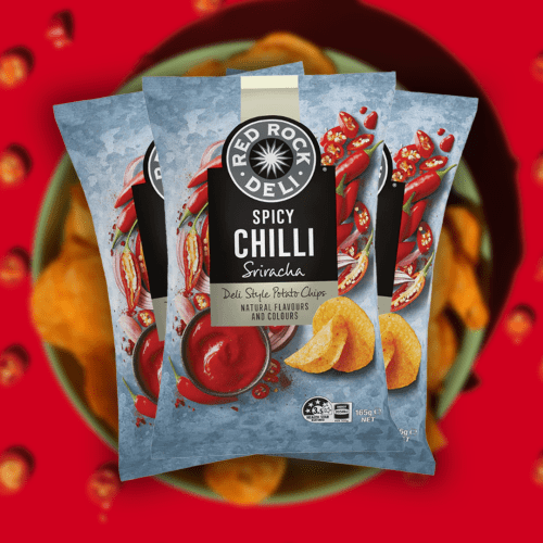 Attention Spice Lovers! Red Rock Deli Has Unveiled A New Spicy Chilli Sriracha Flavour
