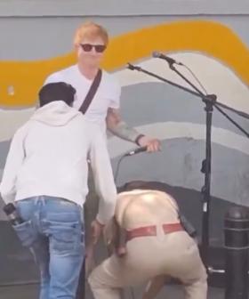 Ed Sheeran’s Surprise Busking Gig Awkwardly Shut Down by Indian Police