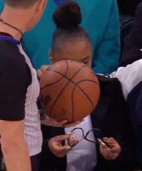 Jennifer Hudson Gets Hit in the Face by Basketball at Knicks Game